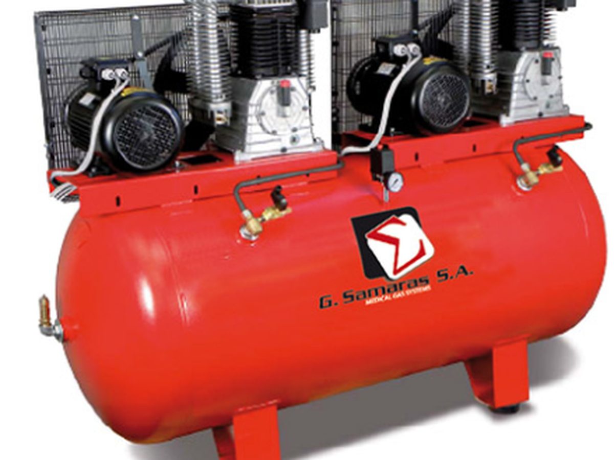 Medical-grade air compressor plant